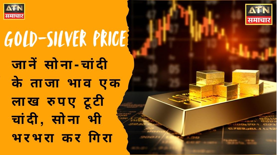 Gold Silver Price एक लाख रुपए टूटी चांदी सोना भी भरभरा कर गिरा जानें सोना-चांदी के ताजा भाव